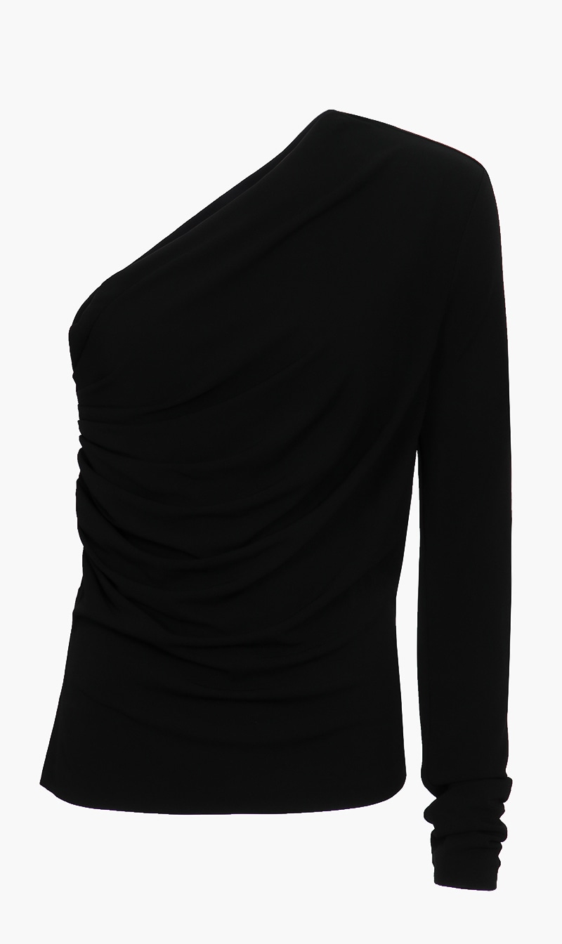 

Dsquared2 Black One Shoulder Top for Women | The Deal Outlet