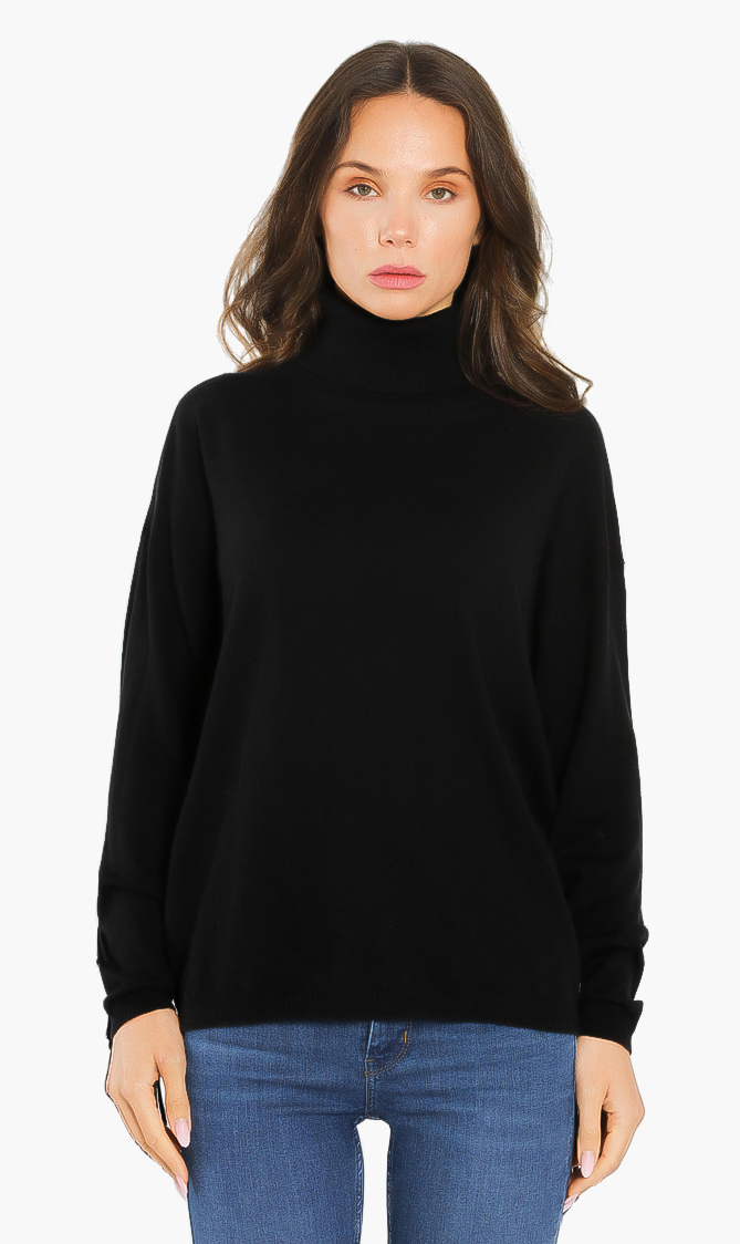 

Fringed Trim Sweater