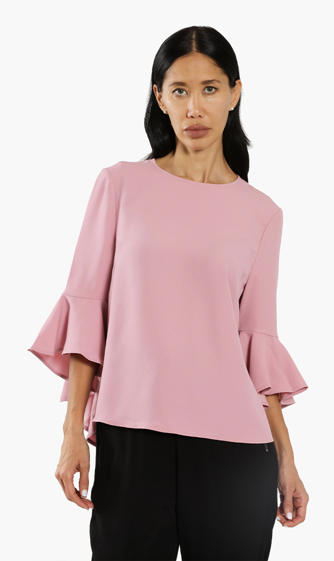 

Juula Flounce Sleeves Blouse