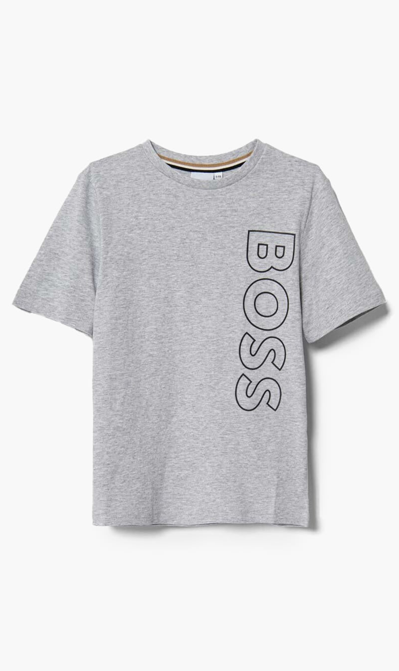 

Hugo Boss Grey Cotton T-shirt for Boys | The Deal Outlet