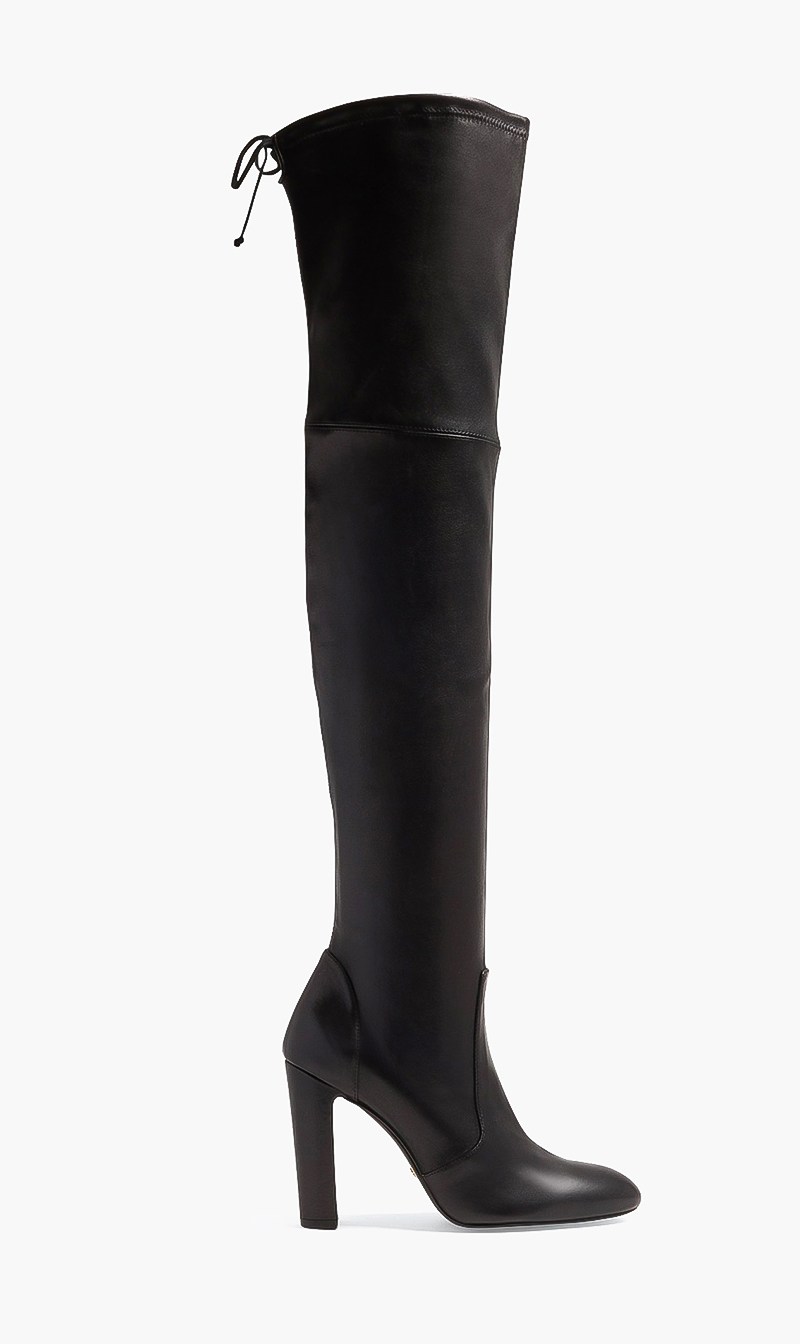 

Stuart Weitzman Black Vidaland 100 Boot for Women | The Deal Outlet