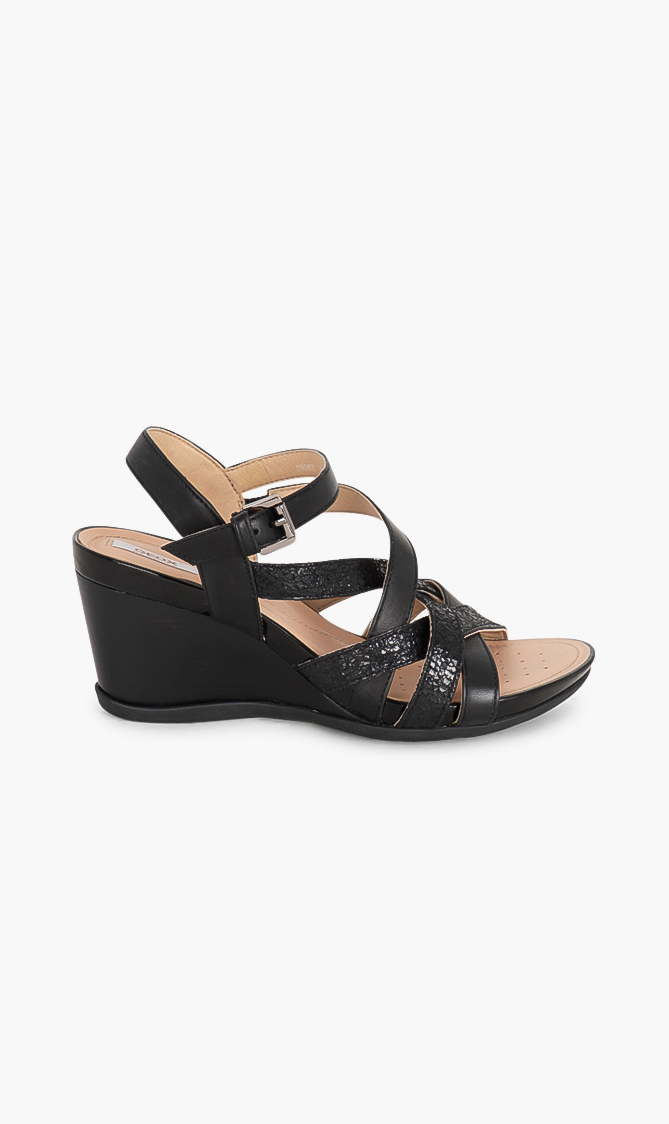 

Geox Dorotha Leather Wedge Sandals