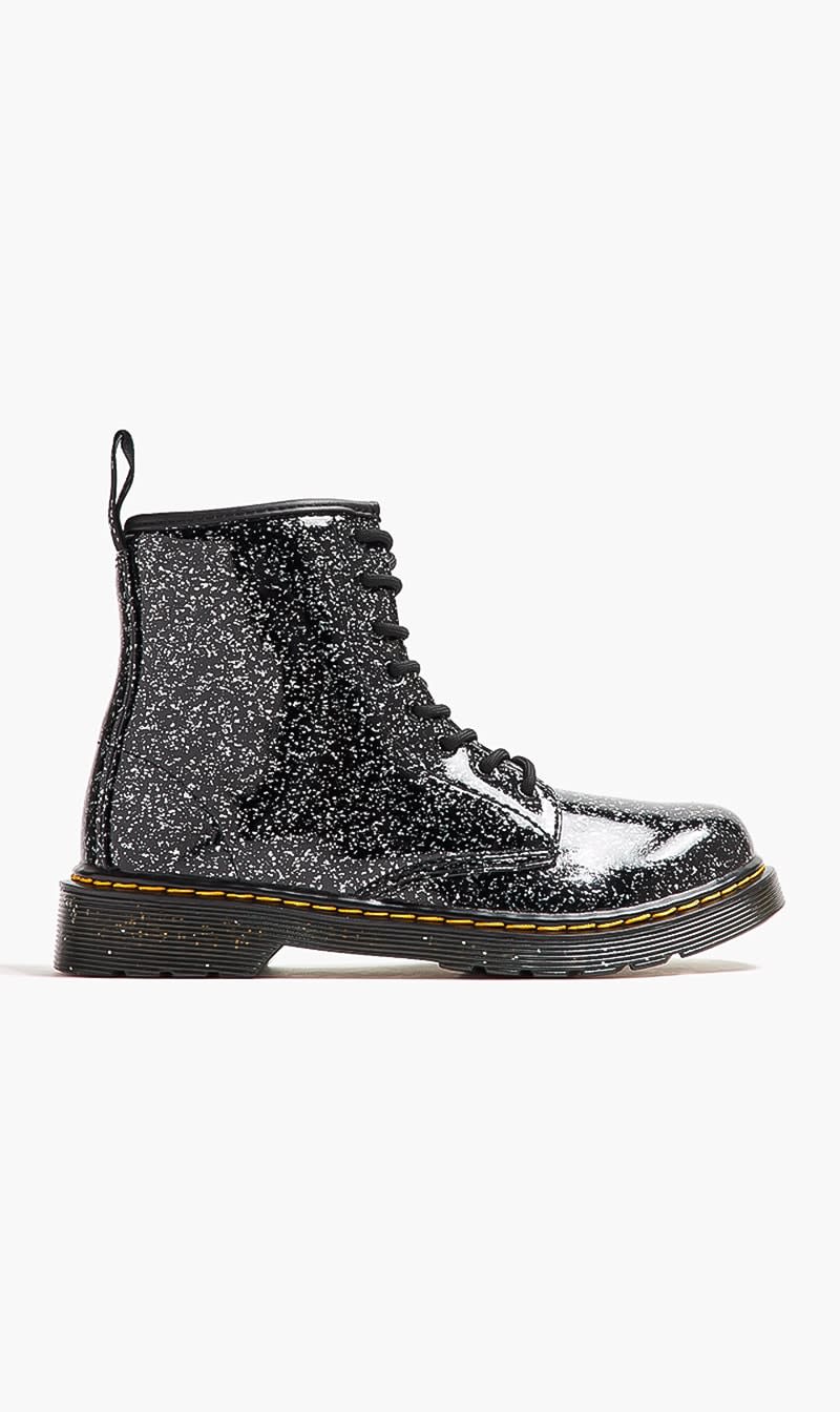 

Dr. Martens Black 1460 Glitter Lace Up Boots for Girls | The Deal Outlet