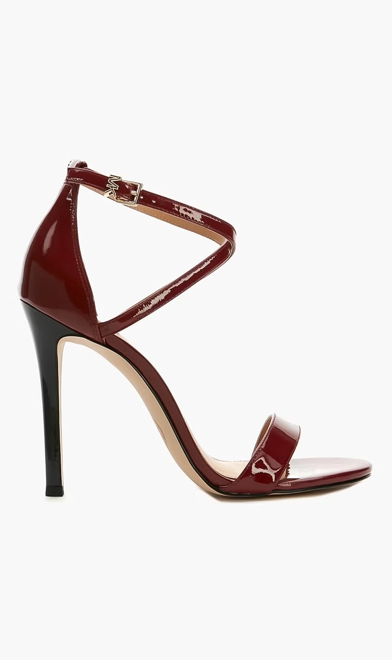 

Michael Kors Red Antonia Sandal for Women | The Deal Outlet