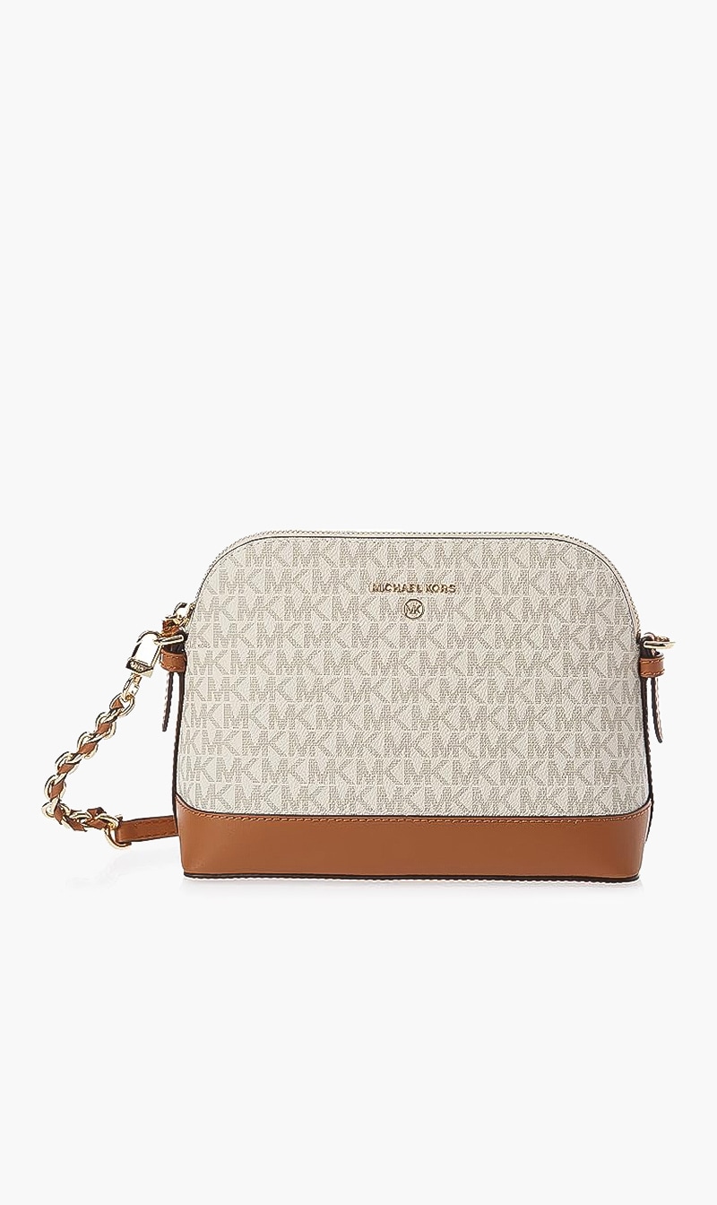 

Leather Crossbody Bag, White