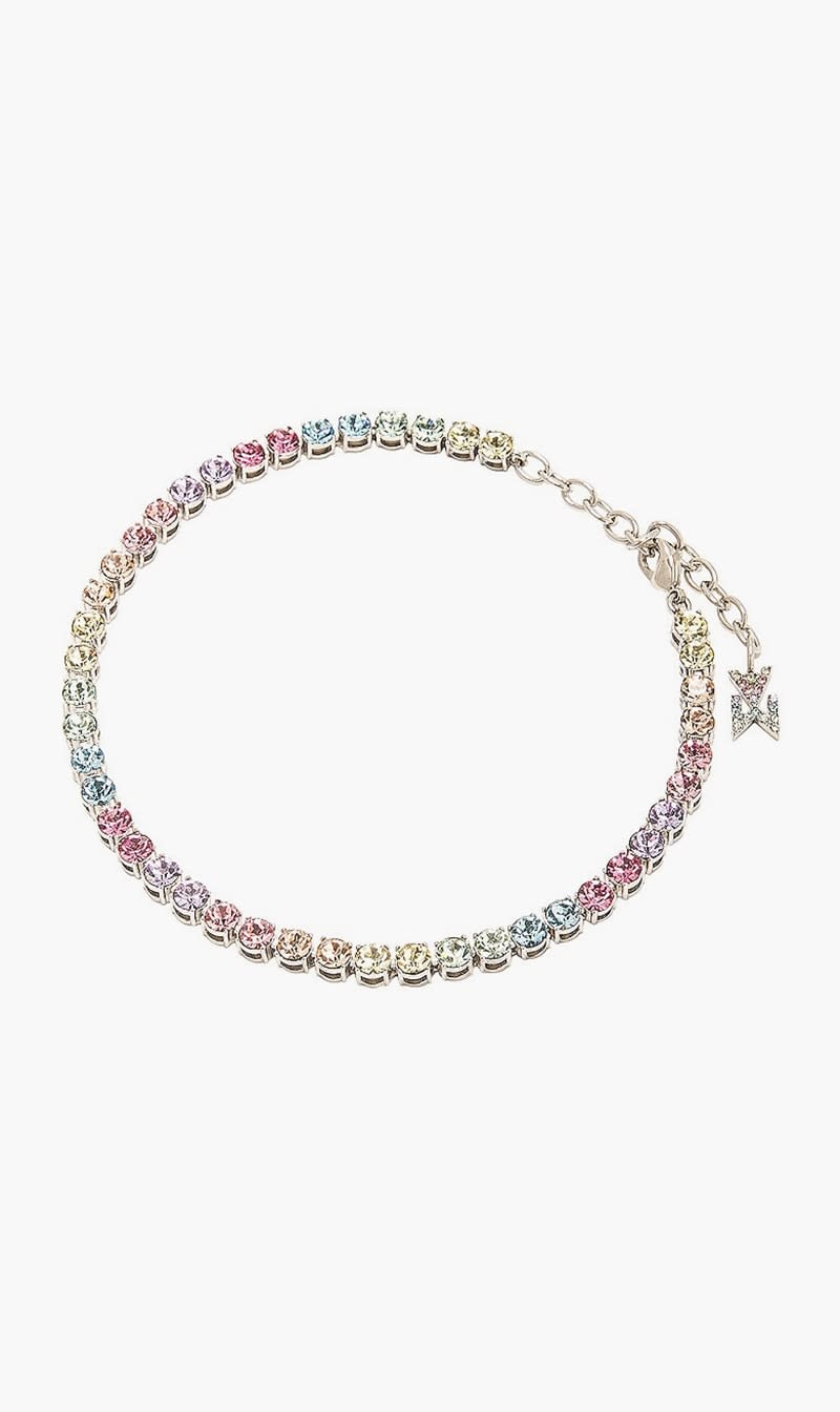 

Amina Muaddi Multi-color Tennis Anklet for Women | The Deal Outlet