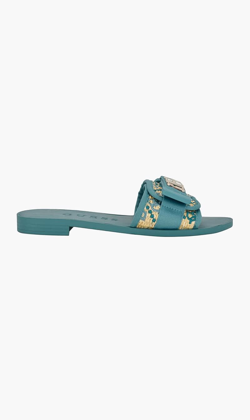 Guess Blue Elyze 4g Logo Sandal for Women