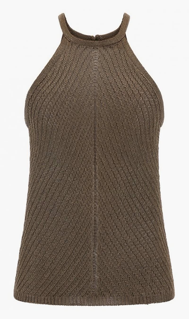 

Guess Gold Sl Alexie Lurex Cord Top for Women | The Deal Outlet