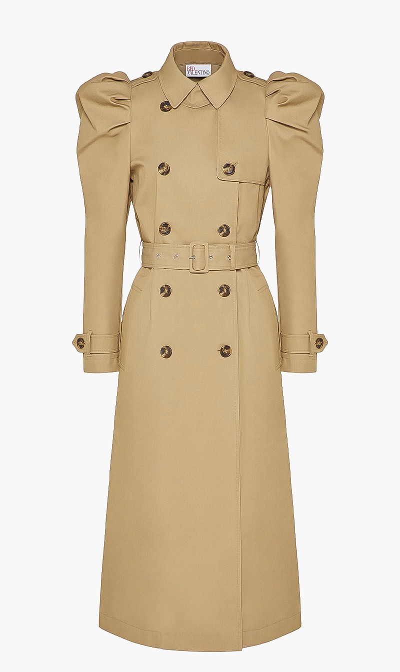 

Red Valentino Gabardine Trench Coat