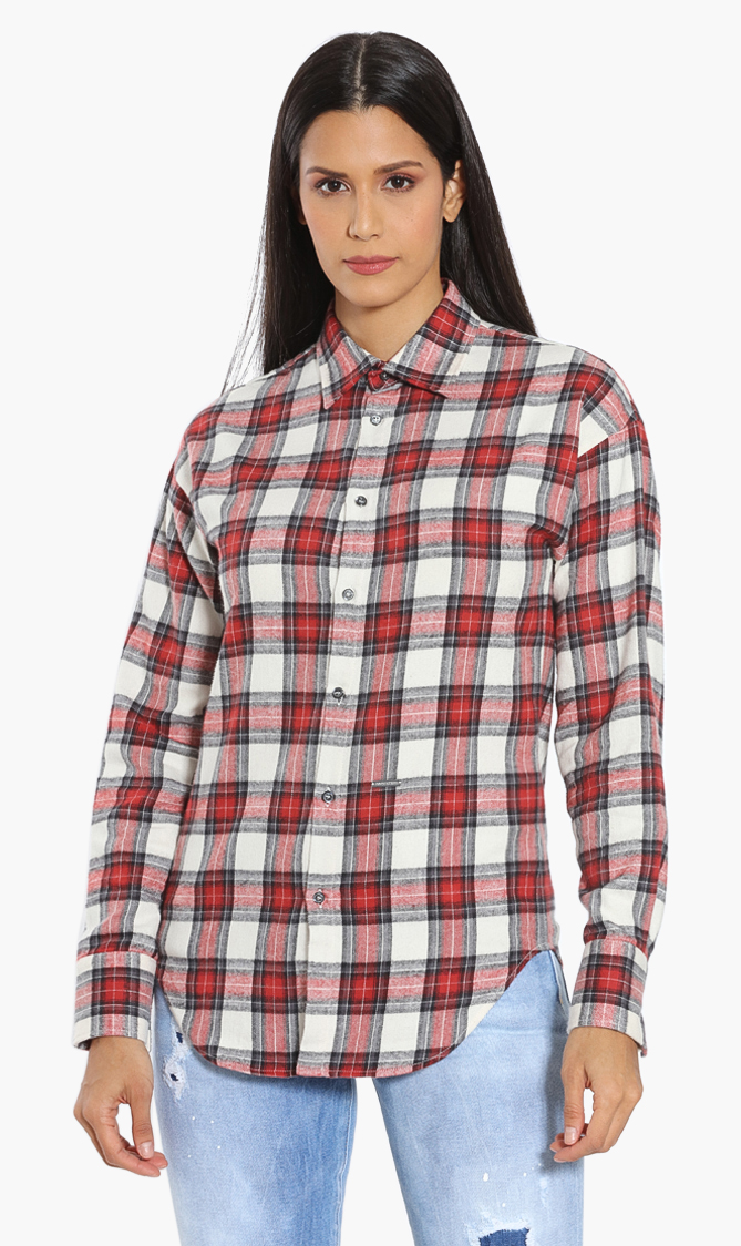 

Dsquared2 Checked Patterned Long Sleeves Shirt