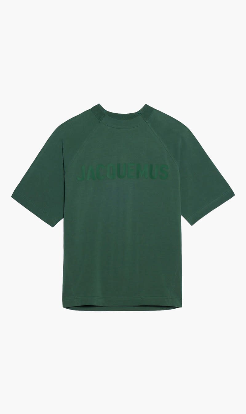 

Jacquemus Green Le Tshirt Typo Tshirt for Men | The Deal Outlet