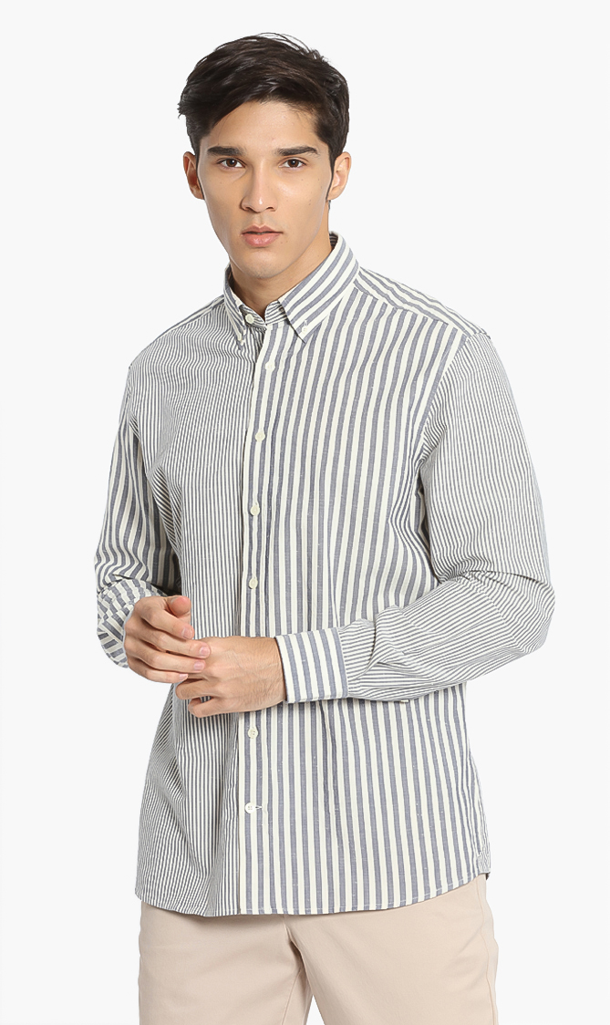 

Hackett London Multi Panel Brompton Slim Fit Shirt