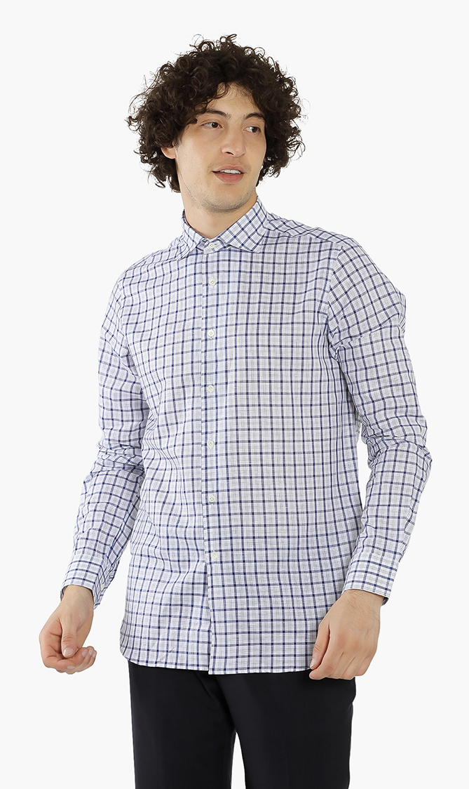 

Pal Zileri Checked Long Sleeves Shirt