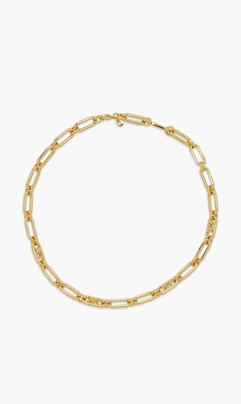 

Michael Kors Gold Empire Link Chain Necklace for Women | The Deal Outlet