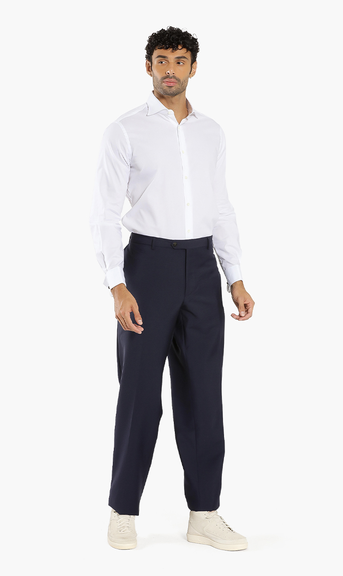 

Pal Zileri Plain Regular Fit Trouser