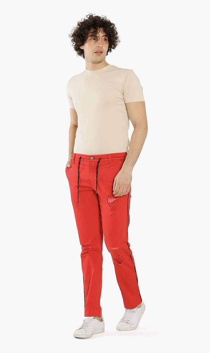 

Ripped Jeans, Red