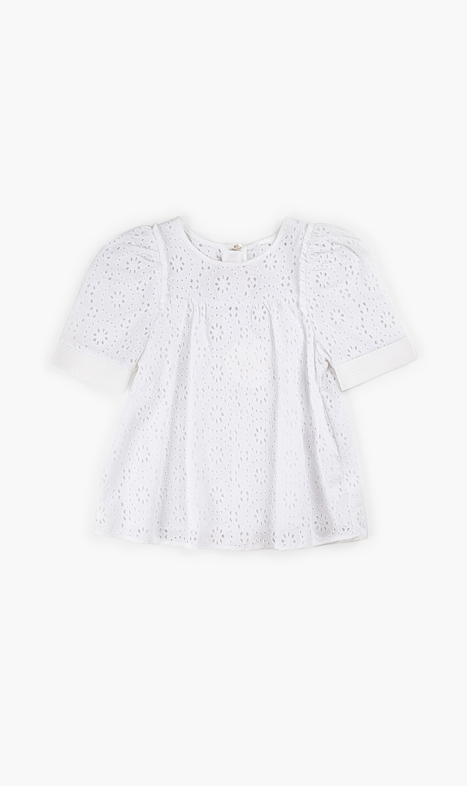 

Chloe Full Embroidered Lace Blouse