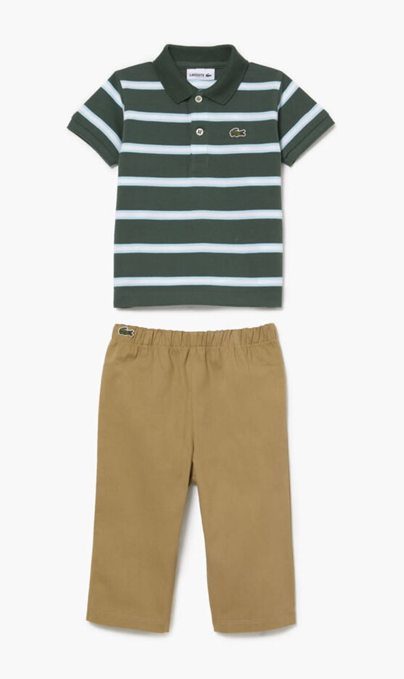 

Lacoste Multi-color Organic Cotton Mini Pique Pyjama for Boys | The Deal Outlet