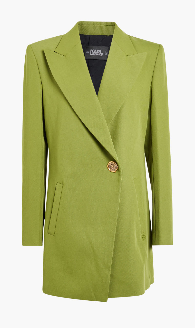 

Karl Lagerfeld Green Tailored Blazer for Women | The Deal Outlet