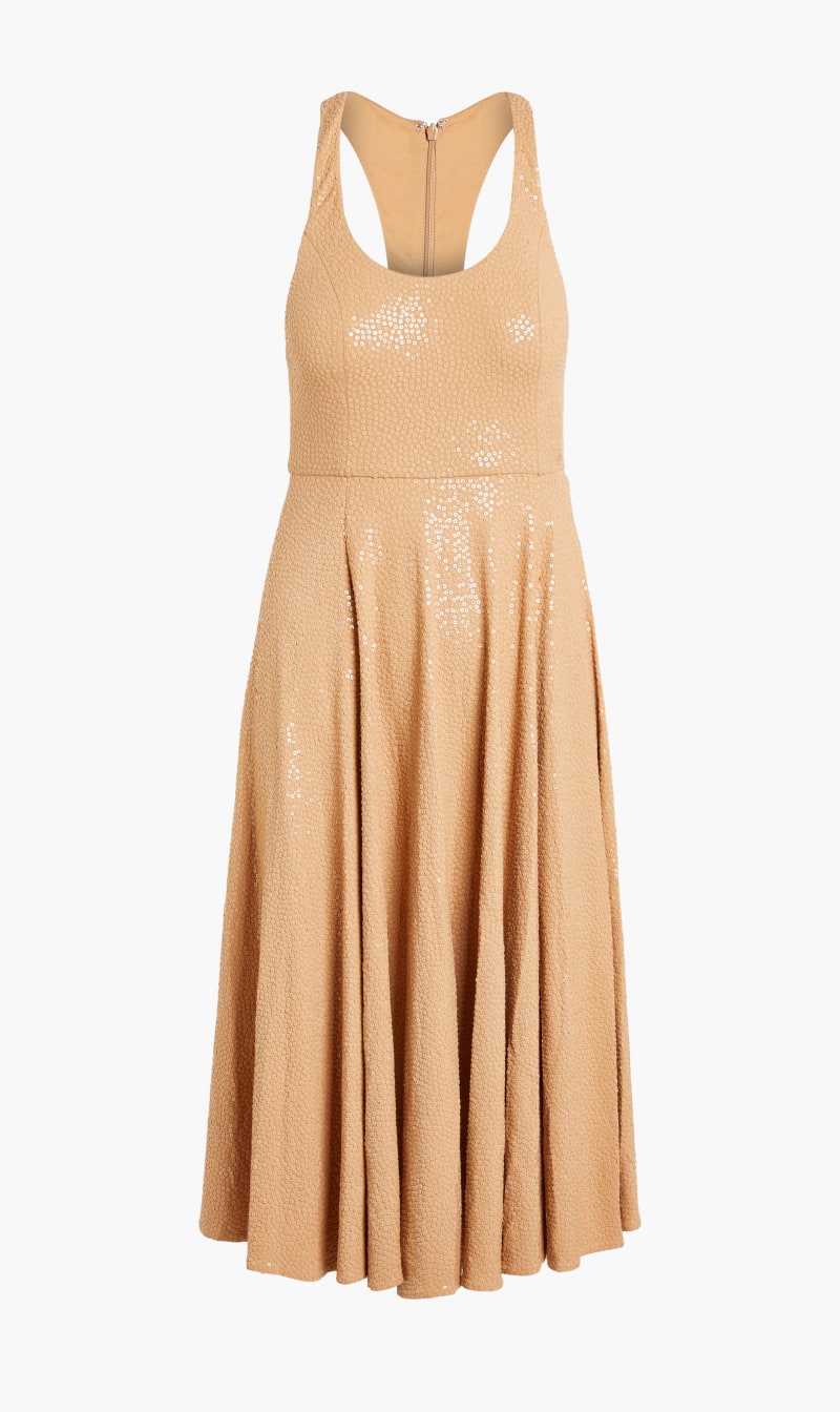 

Jersey Racerback Dance Dress, Brown