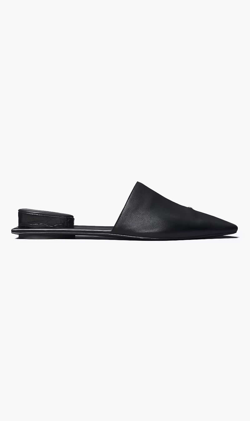 

Tory Burch Black Pierced Mule for Women | The Deal Outlet