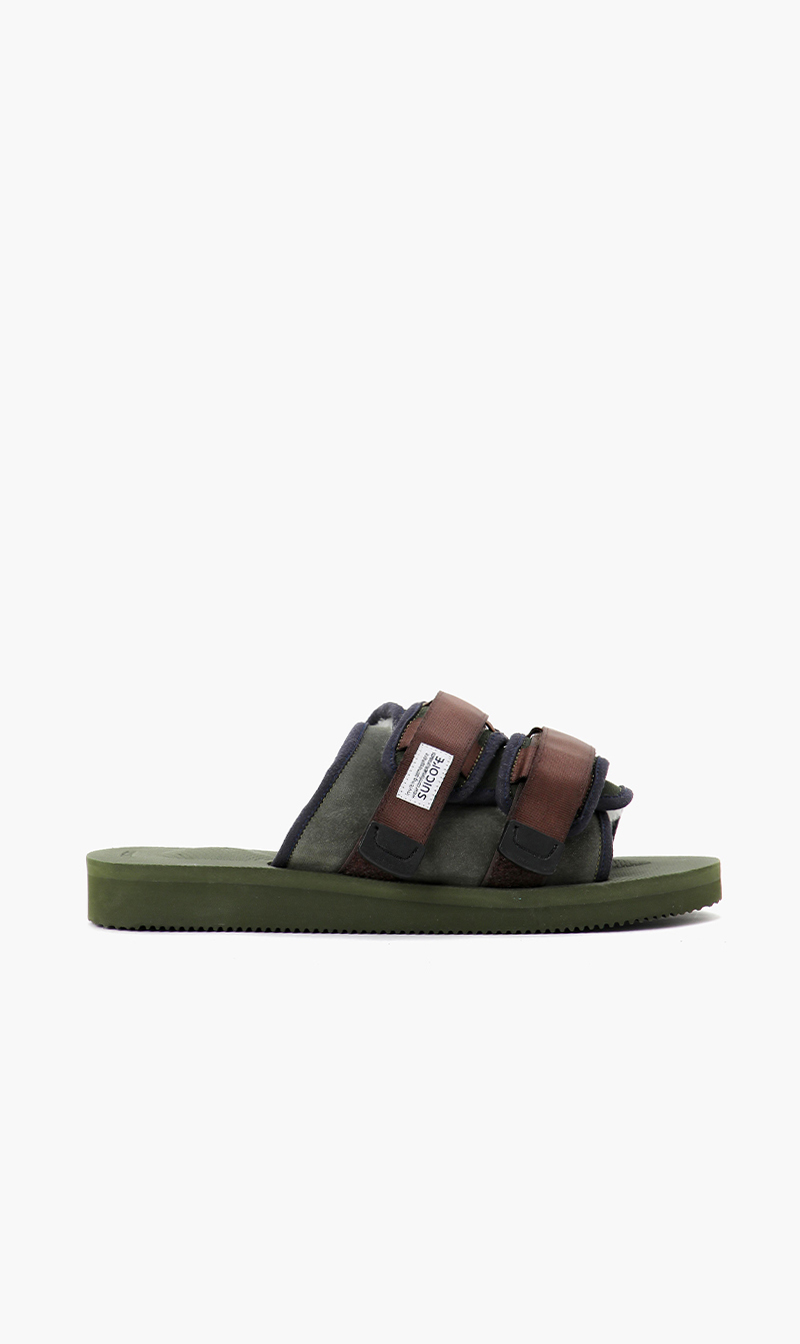 

Suicoke Moto Shearling-trim Slides