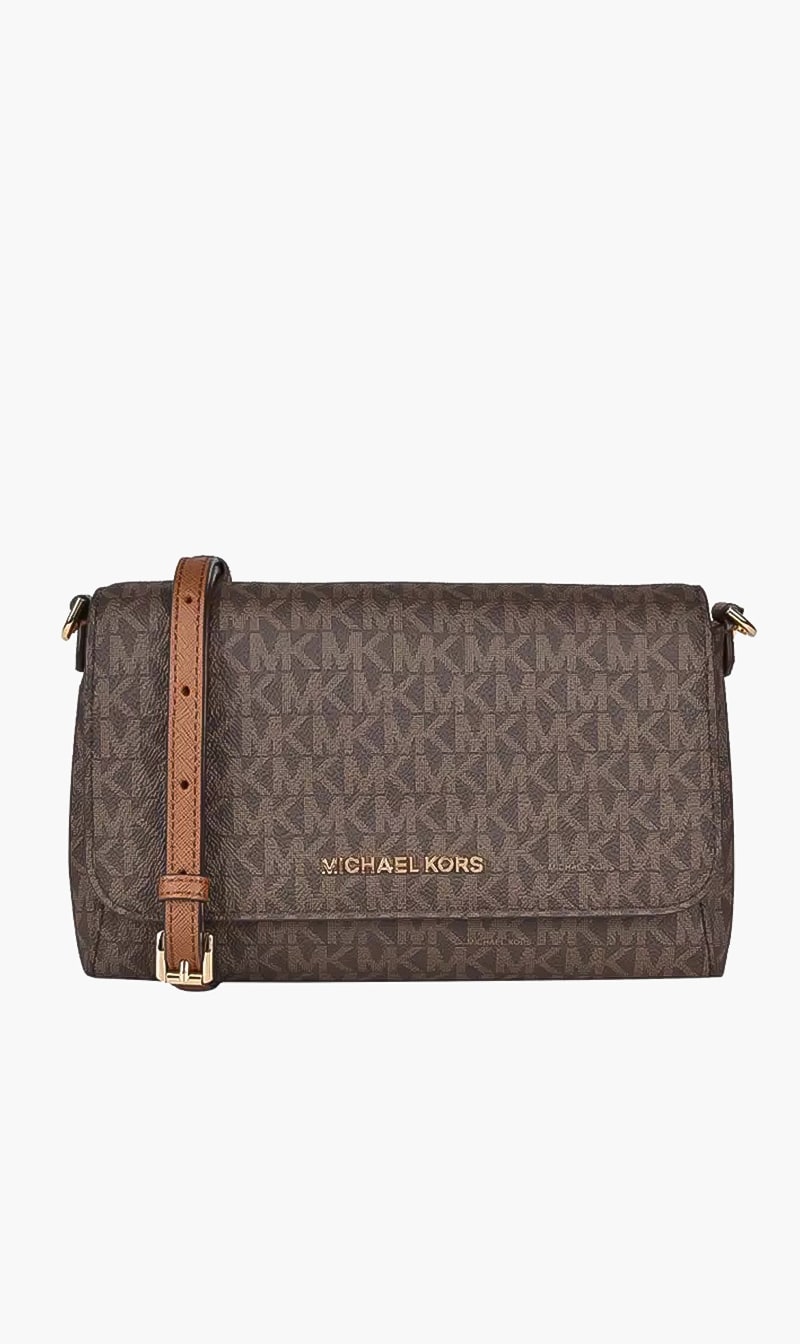 

Leather Crossbody Bag, Brown