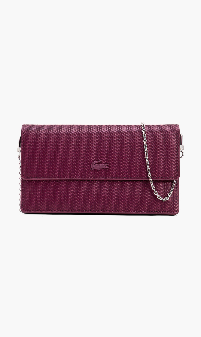 

Lacoste Chantaco Chain Strap Clutch Bag