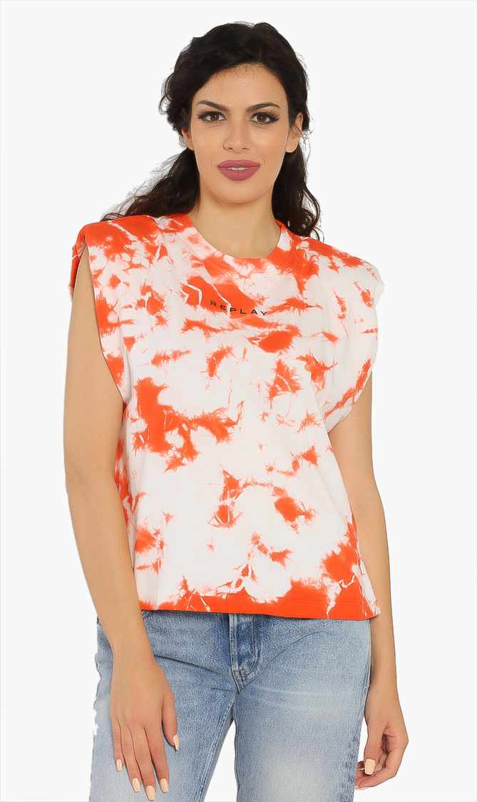 

Replay Tie-dyed Boxy Fit T-shirt