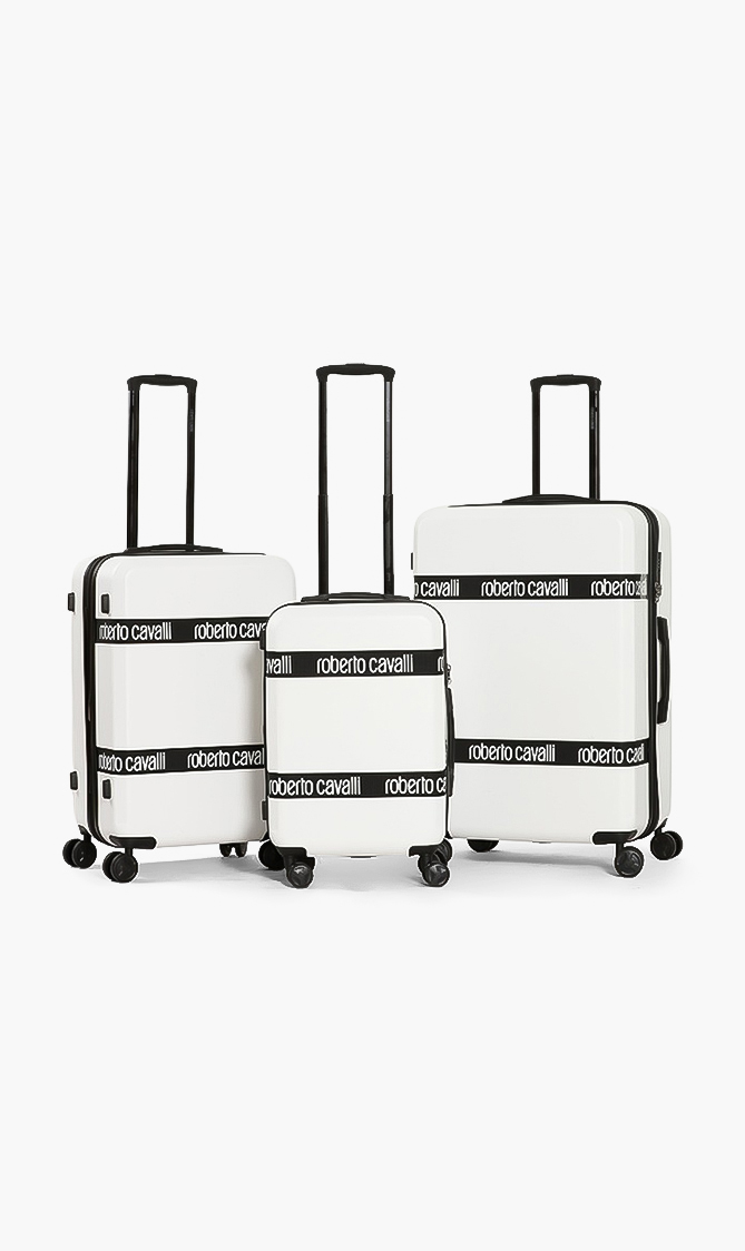 

Lightweight Spinner Suitcase Set, White