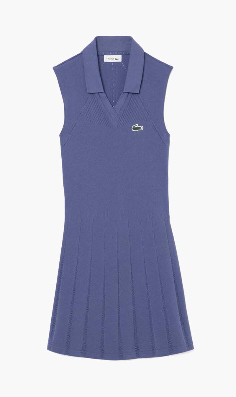 

Lacoste Blue Stretch Tennis Dress And Shorts for Women