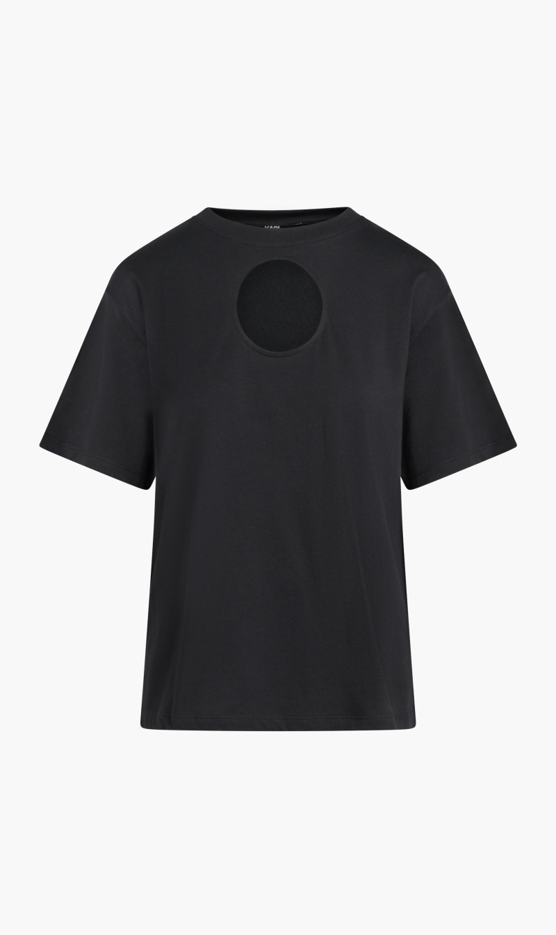 

Karl Lagerfeld Black Cut Out Fashion T-shirt for Women | The Deal Outlet