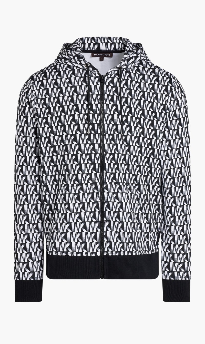 

Michael Kors Black Monogram Printed Jacket for Men | The Deal Outlet