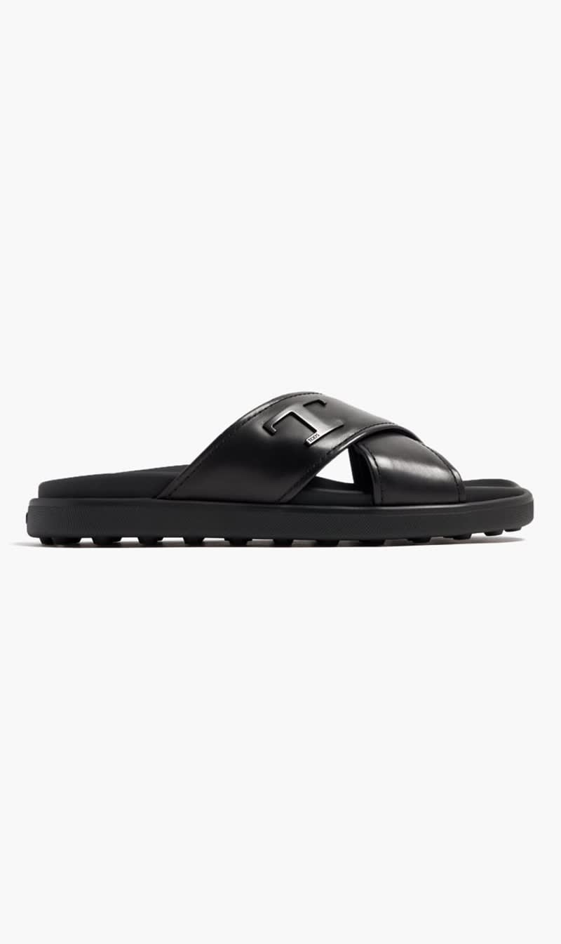 

Tod's Black Sandalo T Ca75 Cris Cross Sand 60k for Men | The Deal Outlet