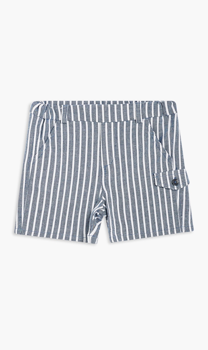 

Tartine Et Chocolat Blue Pinstripe Shorts for Kids | The Deal Outlet