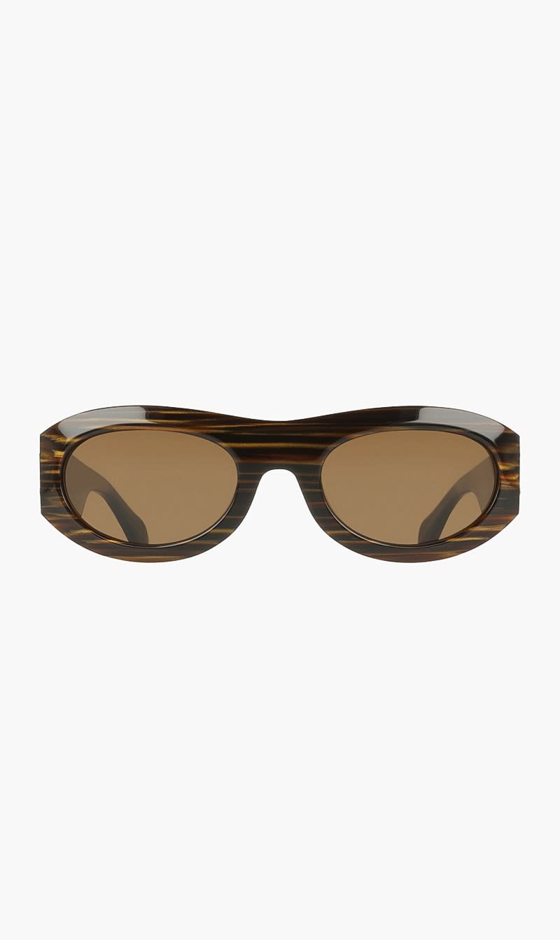 Ferragamo Brown Tiger Sunglasses for Women