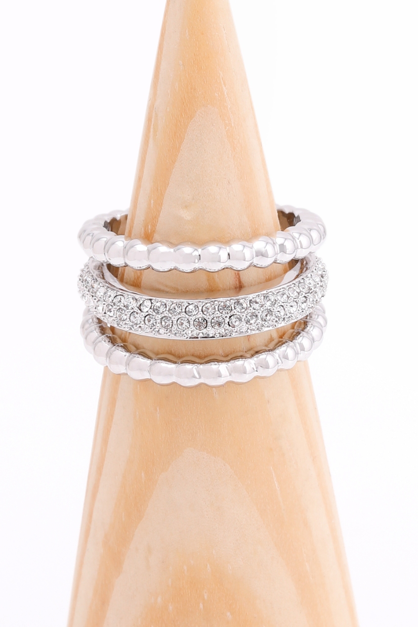 

SWAROVSKI Click Silver Ring, 55mm