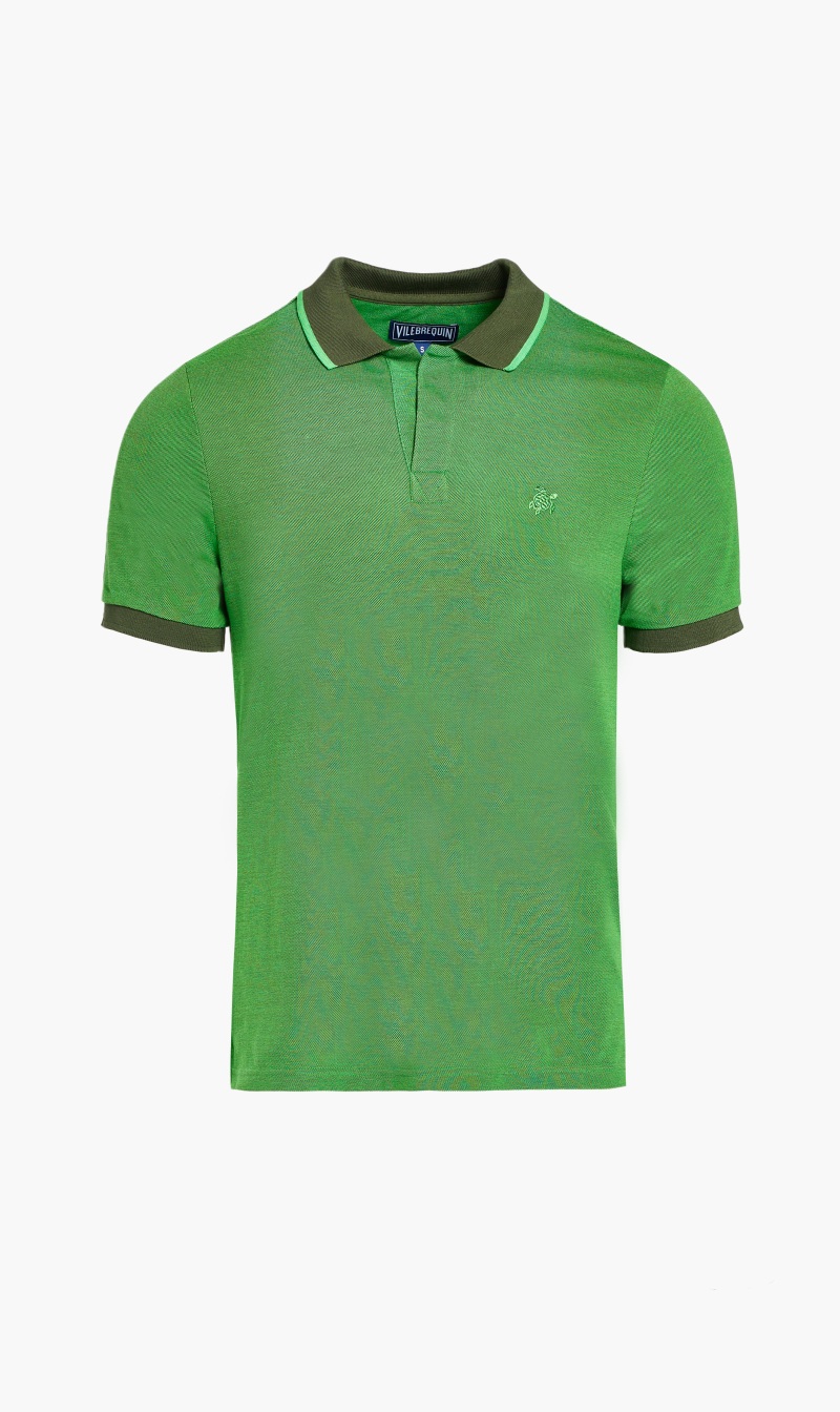 

Vilebrequin Green Classic Changing Cotton Pique Polo Shirt for Men | The Deal Outlet