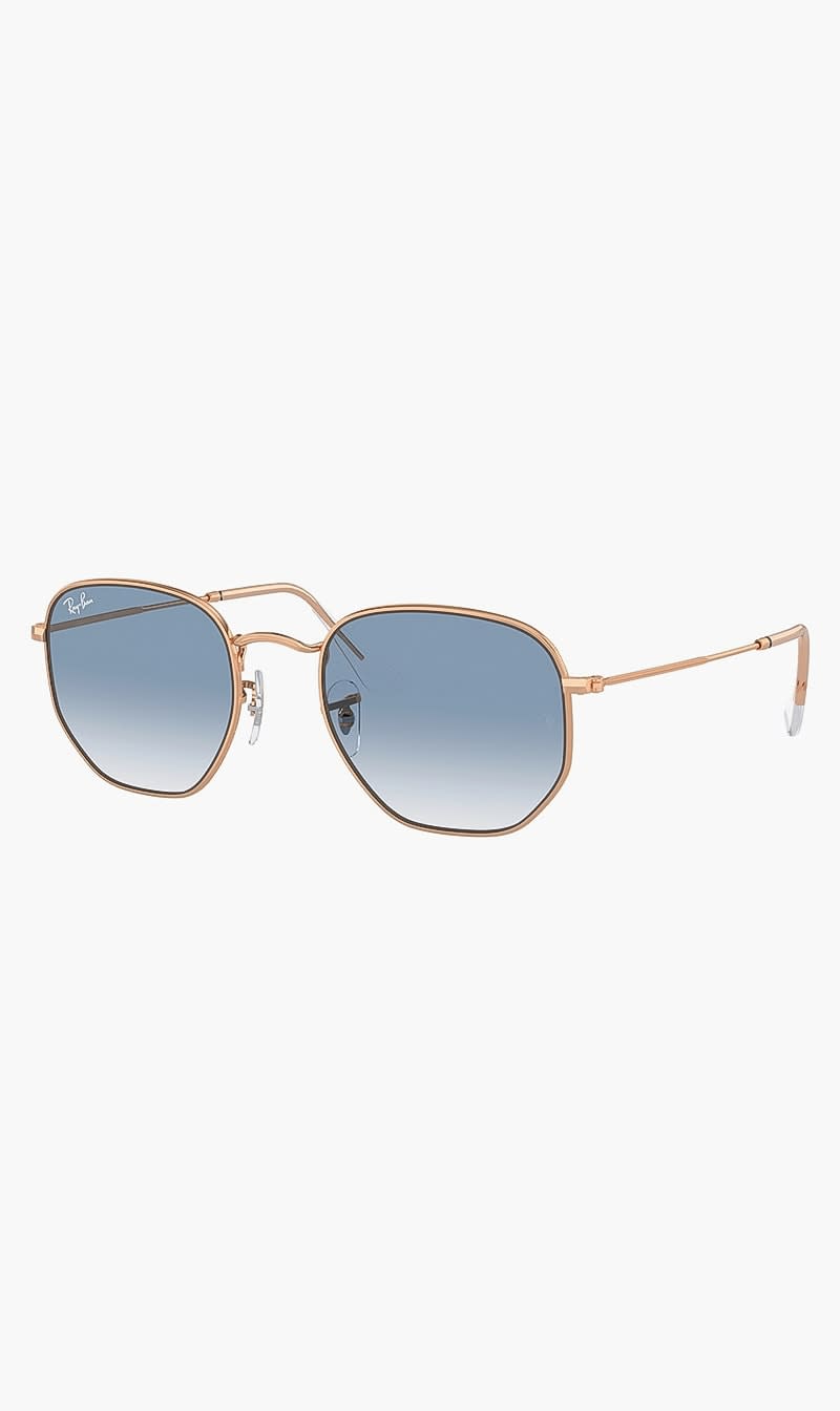 

Ray-ban Gold Hexagonal Unisex Sunglasses | The Deal Outlet