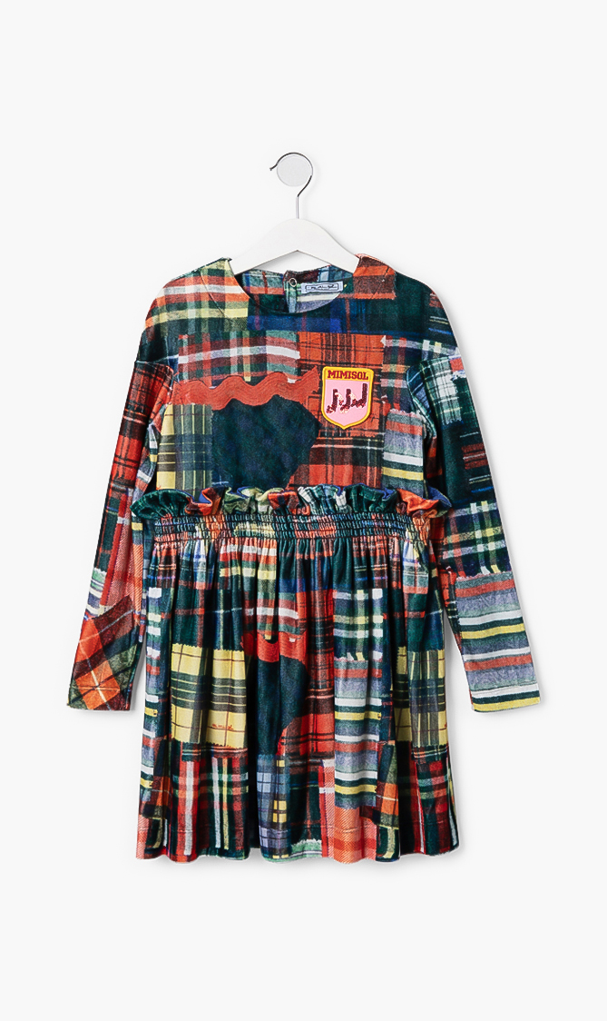 

Mimisol Printed Long Sleeves Dress