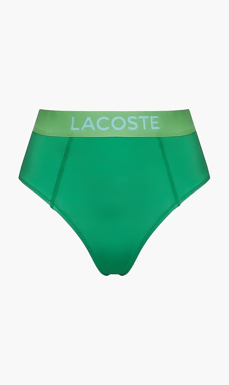 

Lacoste Green Print Bikini Bottom for Women | The Deal Outlet