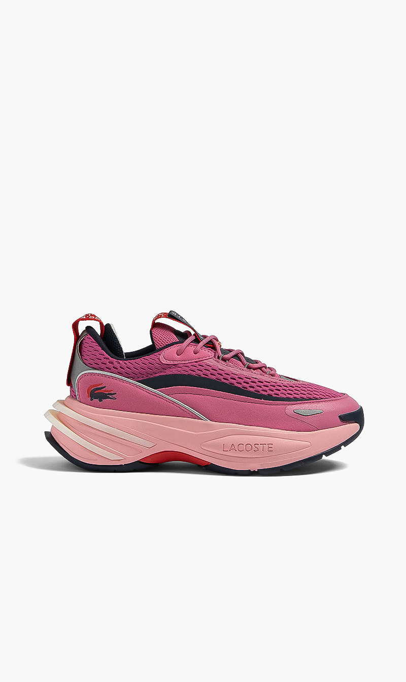 

Lacoste Pink Odyssa Lace Sneakers for Women | The Deal Outlet