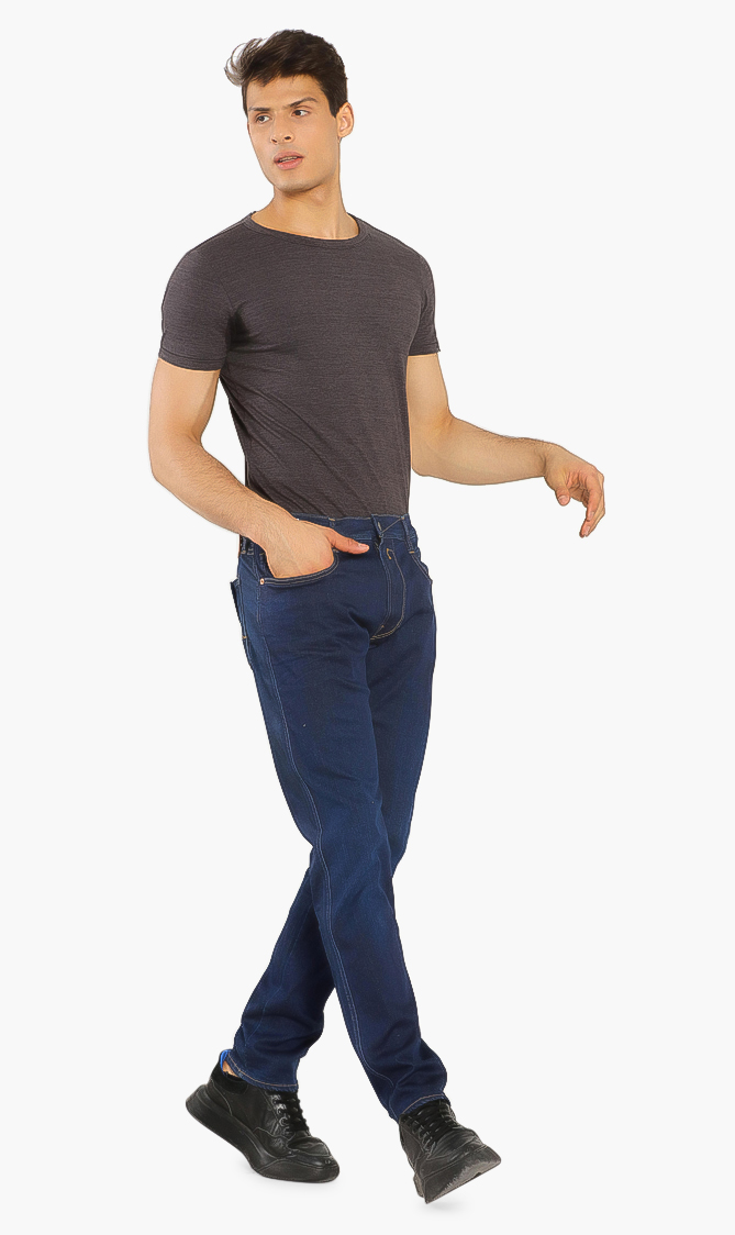 

Anbass Hyperflex Stretch Jeans, Blue