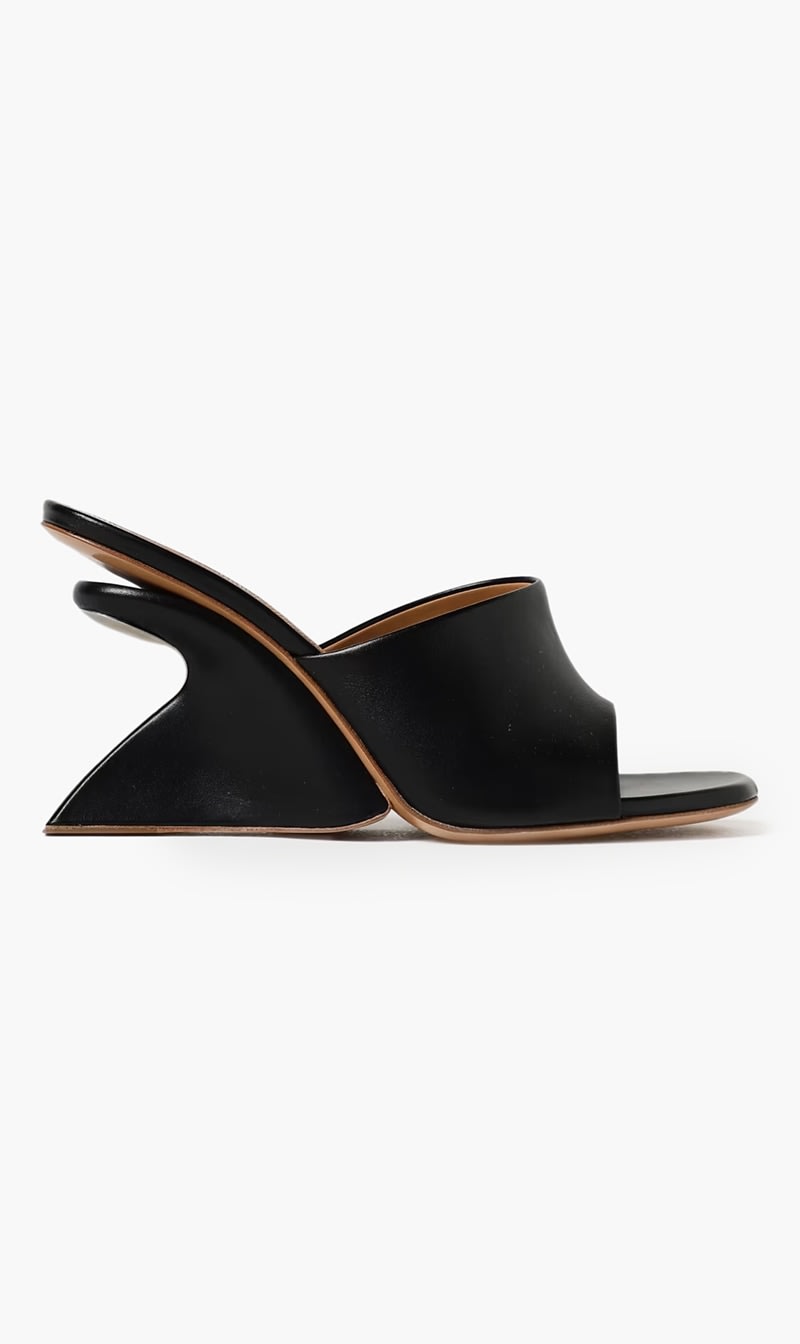 

Off-white Black Jug Wedge Mule Black Black for Women | The Deal Outlet
