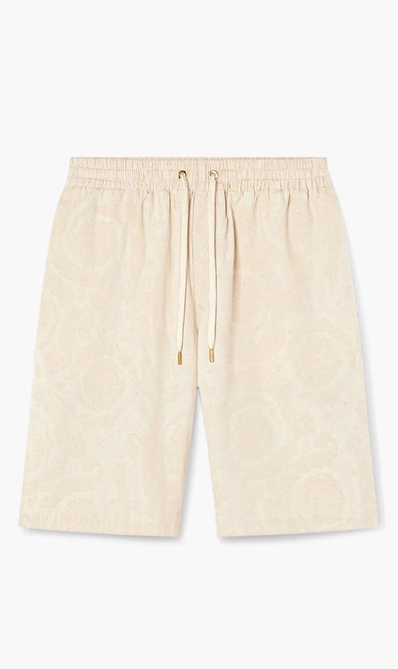 

Versace Multi-color Barocco Jacquard Denim Shorts for Men | The Deal Outlet