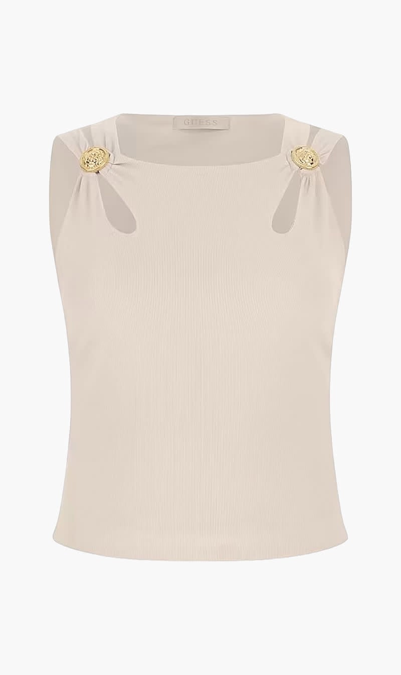 Guess Beige Zama Top for Women