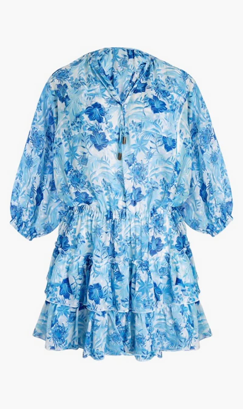 

Vilebrequin White Ruffle Dress for Women | The Deal Outlet