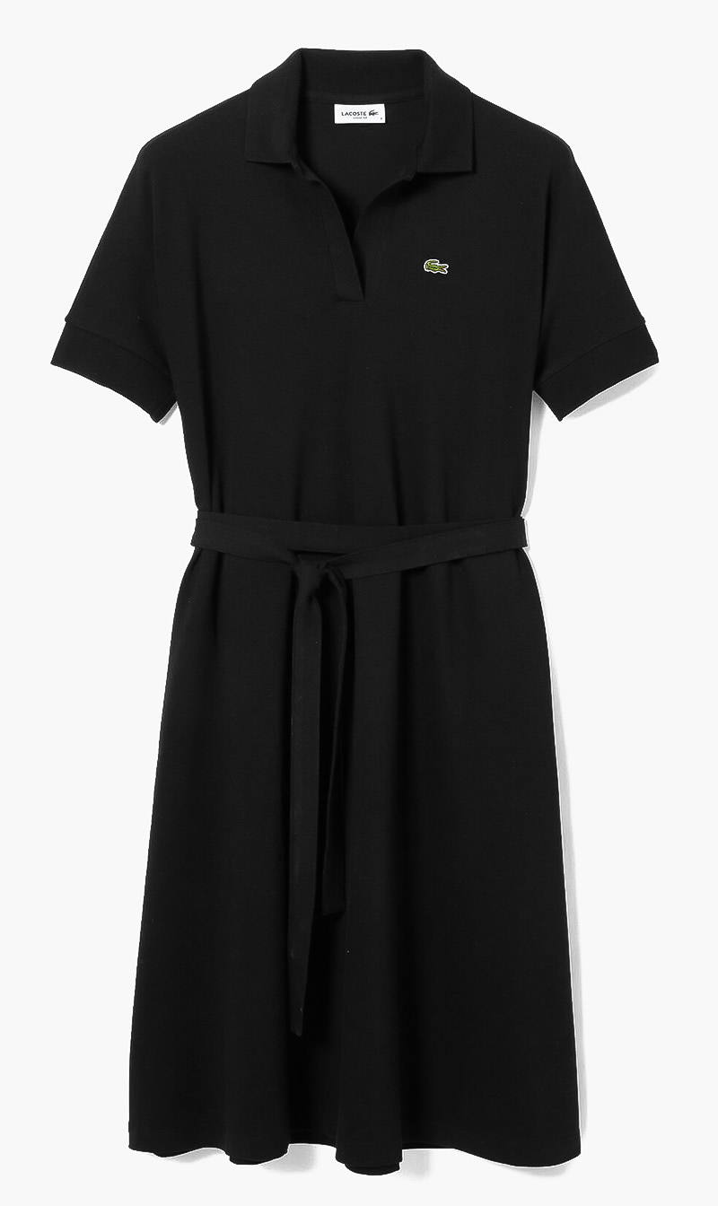 

V Neck Pique Polo Dress