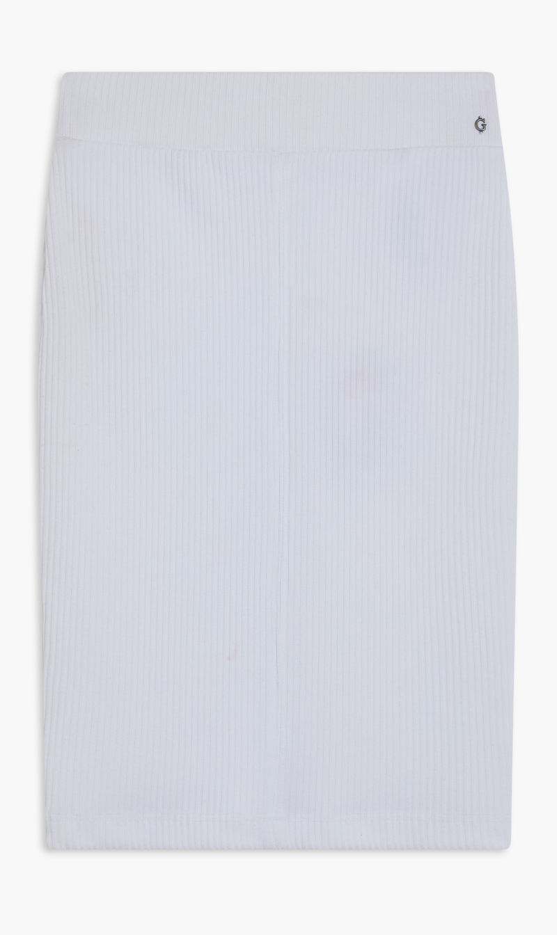 

Guess White Vanessa Skirt for Women | The Deal Outlet
