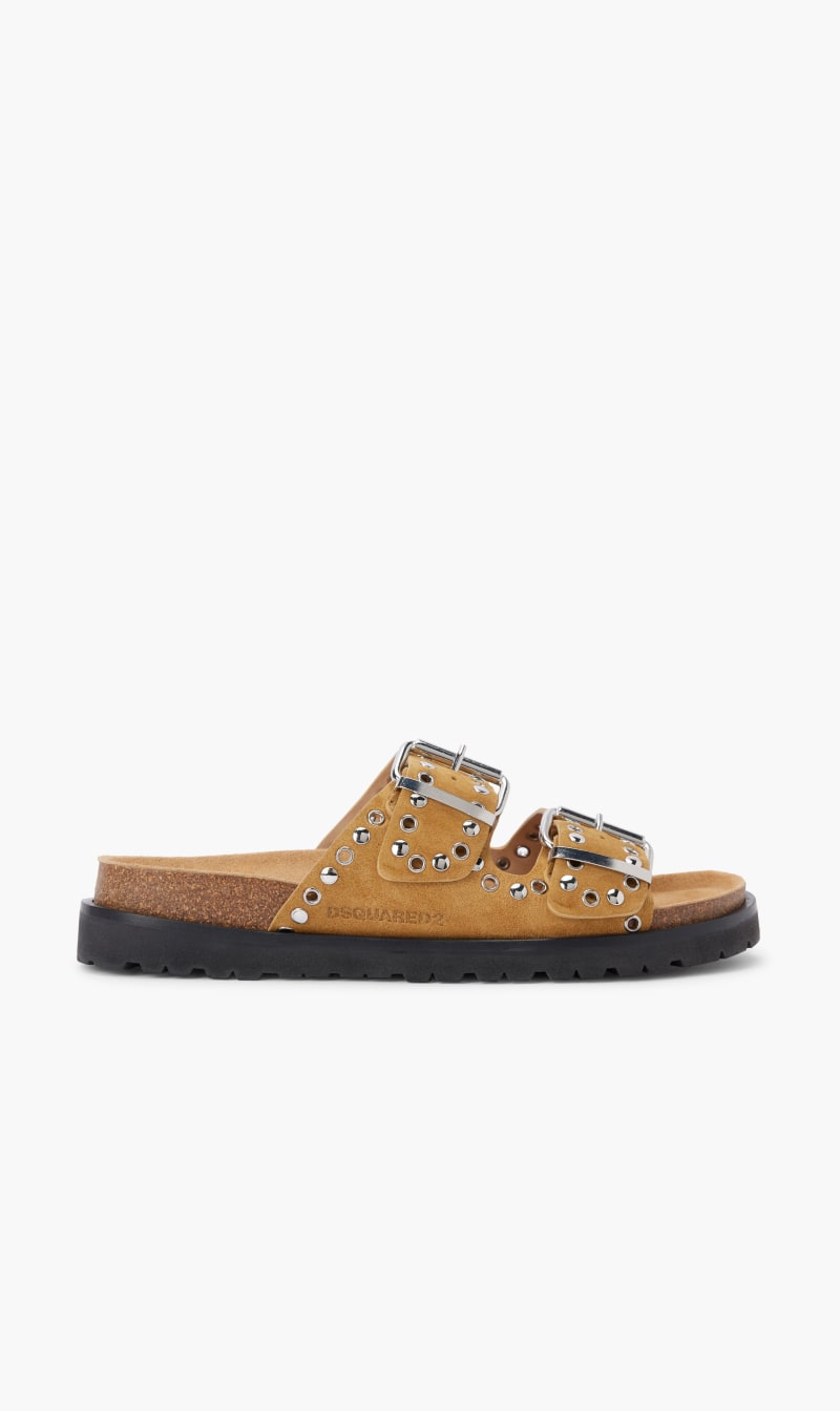 

Dsquared2 Beige Flat Sandals for Men | The Deal Outlet